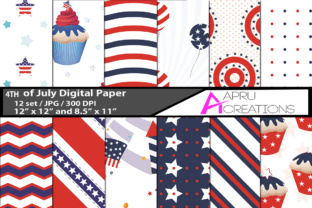 4th of July Digital Papers