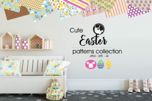 Easter Collection Graphic Elements: Super Cute, High-Quality Pattern Backgrounds for Creative Projects