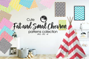 Fat and Small Chevron Pattern Background Design