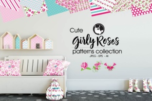 Girly Roses: Soft, Playful Pattern Design