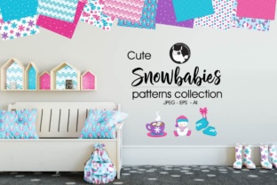 Snowbabies: Adorable, High-Quality Pattern Backgrounds for Real Creative Work