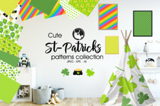 St-Patricks: Super Cute, High-Quality Pattern Background Designs for Effortless Creative Projects