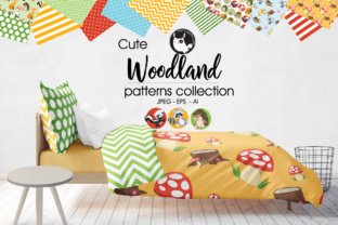 Woodland: A Super Cute, High-Quality Pattern Background Design for Real Creative Work